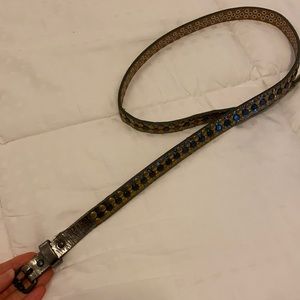 J.Crew Leather / Metal Belt